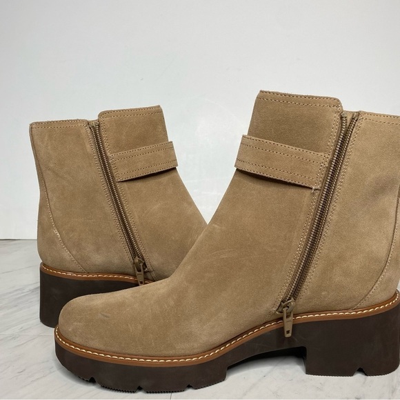 New! Naturalizer Dasha Tan Suede Bootie 9 1/2 - Picture 6 of 14